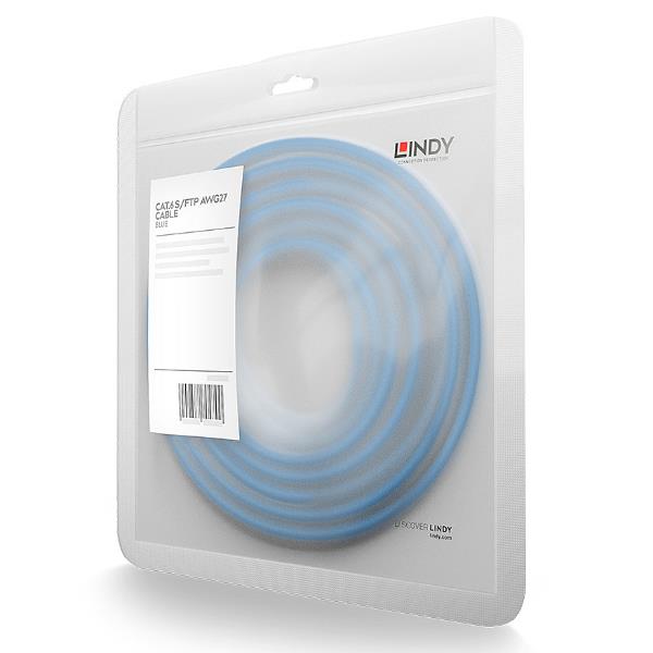 Cavo Cat.6 S/Ftp Blu 20M - immagine 3