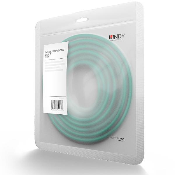 Cavo Cat.6 S/Ftp Verde 1 5M - immagine 3