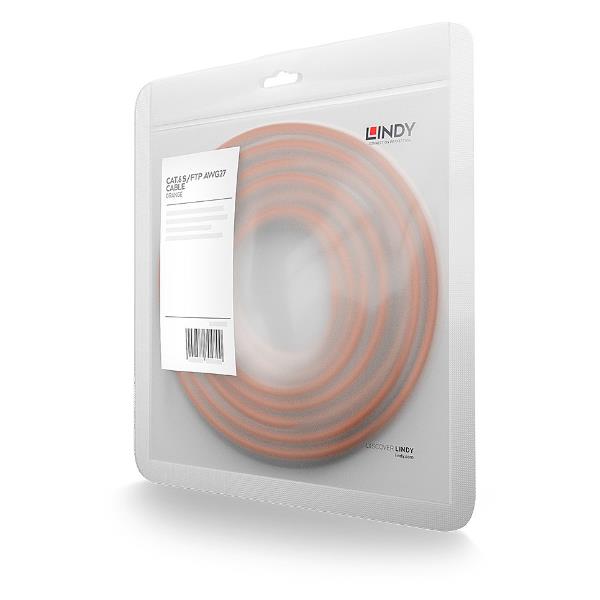 Cavo Cat.6 S/Ftp Arancione 5M - immagine 3