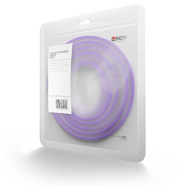 Cavo Cat.6 S/Ftp Viola 1 5M - immagine 3