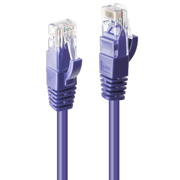 Cavo Cat. 6 Utp Viola 1M - immagine 2