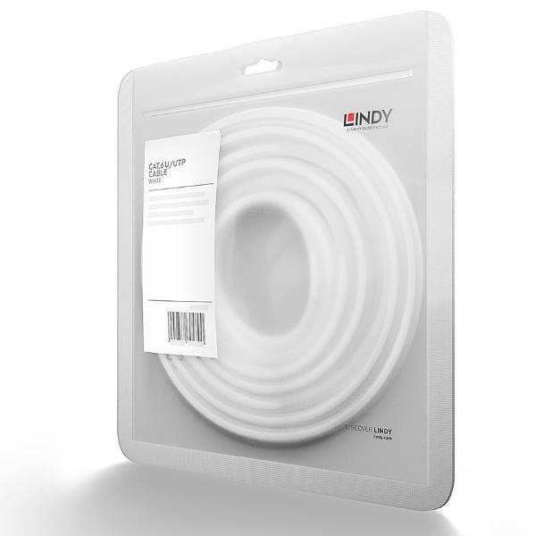 Cavo U/Utp Cat.6 Bianco 5M - immagine 3