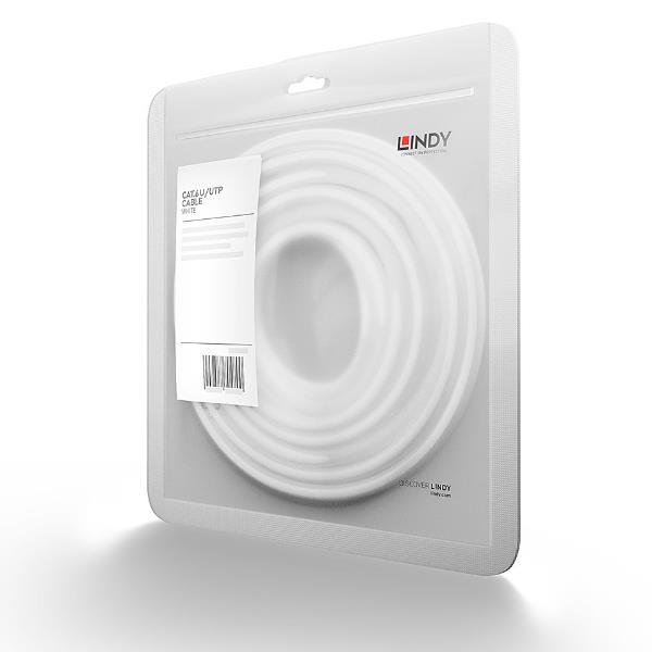 Cavo U/Utp Cat.6 Bianco 7 5M - immagine 3