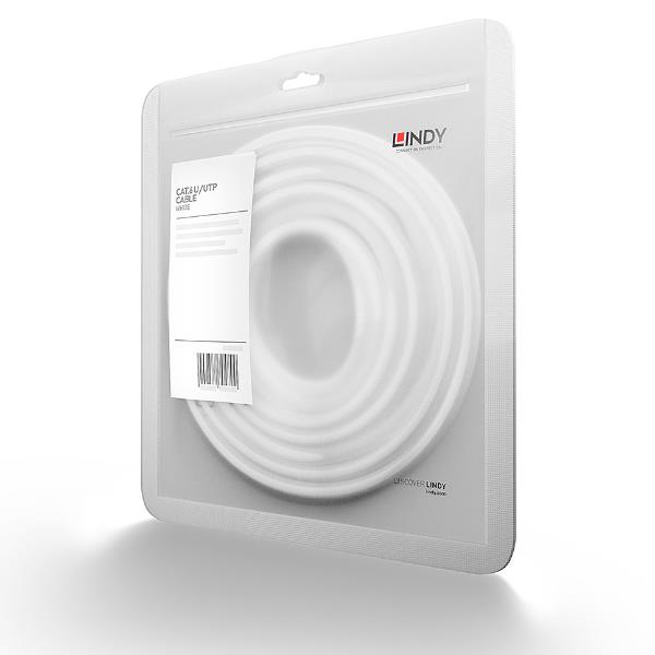 Cavo U/Utp Cat.6 Bianco 10M - immagine 3