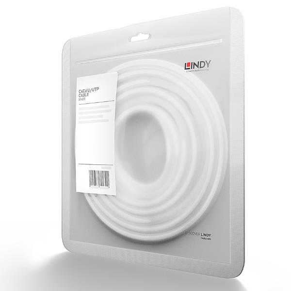 Cavo U/Utp Cat.6 Bianco 20M - immagine 3