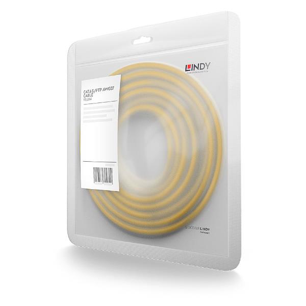 Cavo Cat.6 S/Ftp Giallo 15M - immagine 3