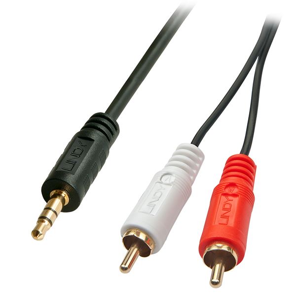 Cavo Audio Stereo 3.5Mm A 2Xrca Mas - immagine 2