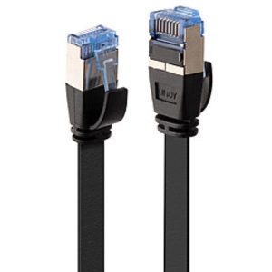 Cavo Patch Cat6A U/Ftp Flat,Nero 1M