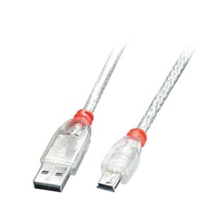 Cavo USB 2.0 A/Mini-B, Trasp. 3M