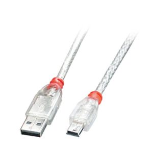 Cavo USB 2.0 A/Mini-B, Trasp. 2M