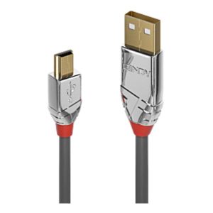 Cavo USB 2.0 A/Mini-B Cromo , 5M