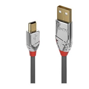 Cavo USB 2.0 A/Mini-B Cromo , 3M