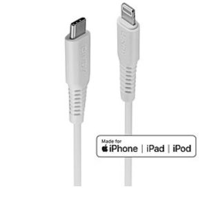 0.5M USB C An Lightning Kabel, Weiß