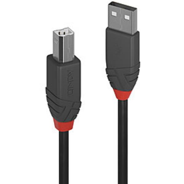 Cavo USB 2.0 A/B Anthra Line, 7.5M - immagine 2