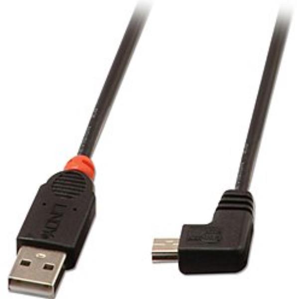 Cavo USB 2.0 Tipo A/Mini-B 90° 1M - immagine 2