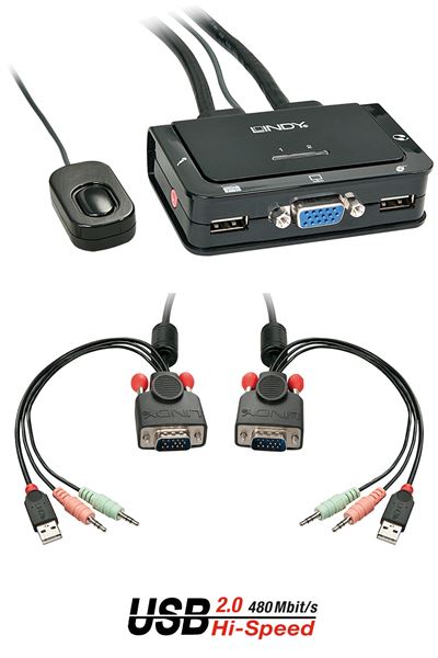 Switch Kvm Compact VGA USB 2.0 A - immagine 2