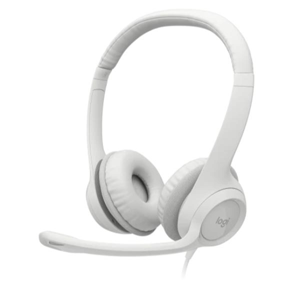 H390 USB Pc Headset Offwhite - immagine 2