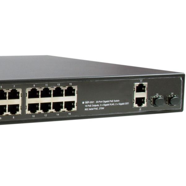 20-Port Gigabit PoE Switch - immagine 3