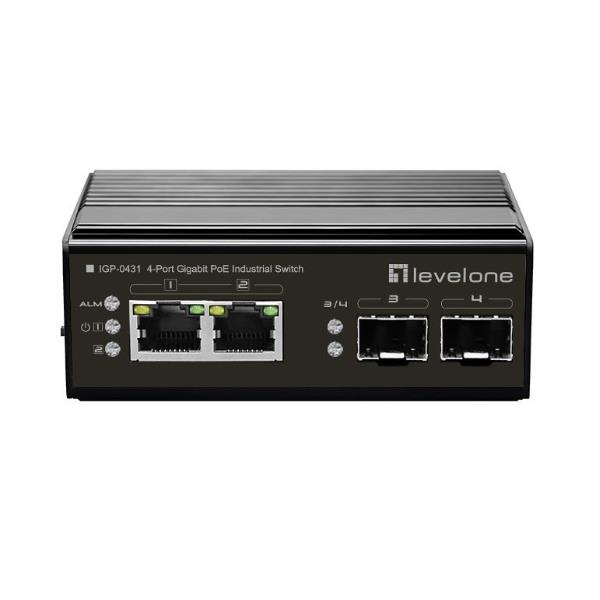 4-Port Gigabit PoE Indust. - immagine 2