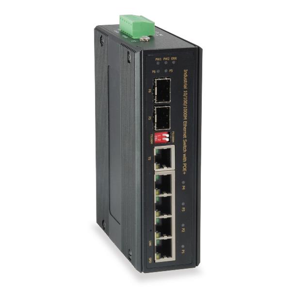 6-Port Gigabit PoE Indust.