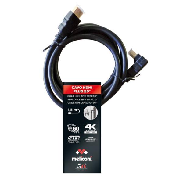Cavo HDMI Plug 90° 1.5Mt - immagine 3