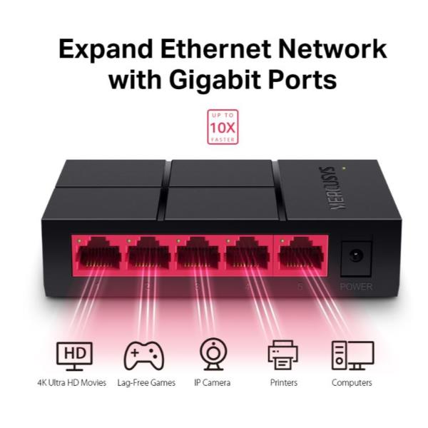 5-Port Gigabit Switch - immagine 2