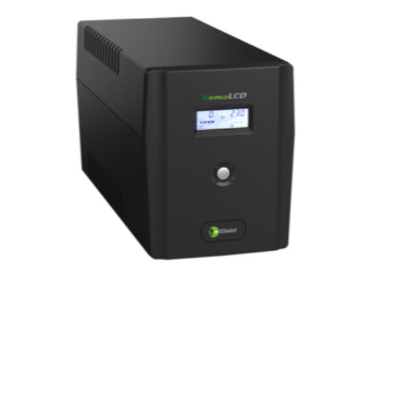 Nemolcd 650Va 240W 2 Schuko LCD USB - immagine 2