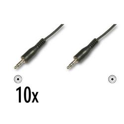 10X Cavo Audio 1.5Mt Jack 3 5 M/M