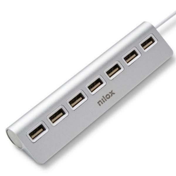 Hub 7 Porte 2.0 Alluminio - immagine 3