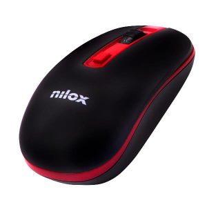 Mouse Wireless Nero/Rosso 1600 Dpi