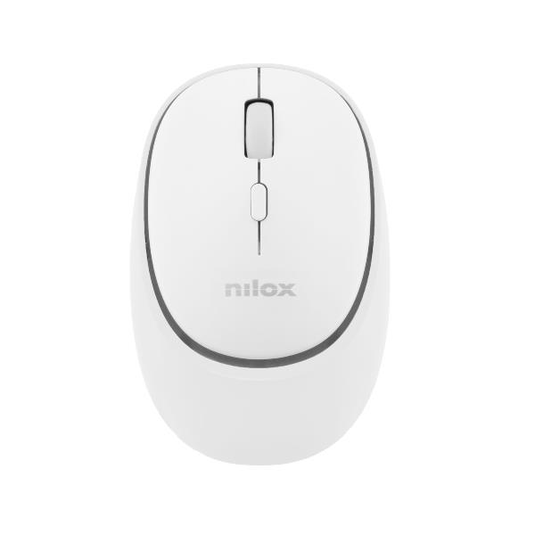 Mouse Dual Silent Recharg. Bianco