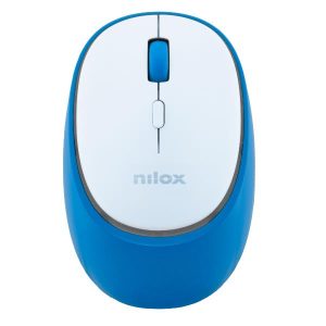 Mouse Dual Silent Recharg Bianco/Blu