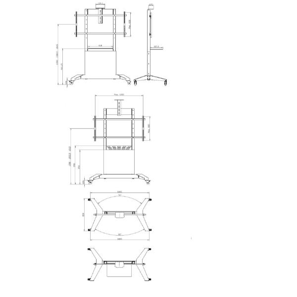 Carrello Trolley Xxl - 1200X600 - immagine 2