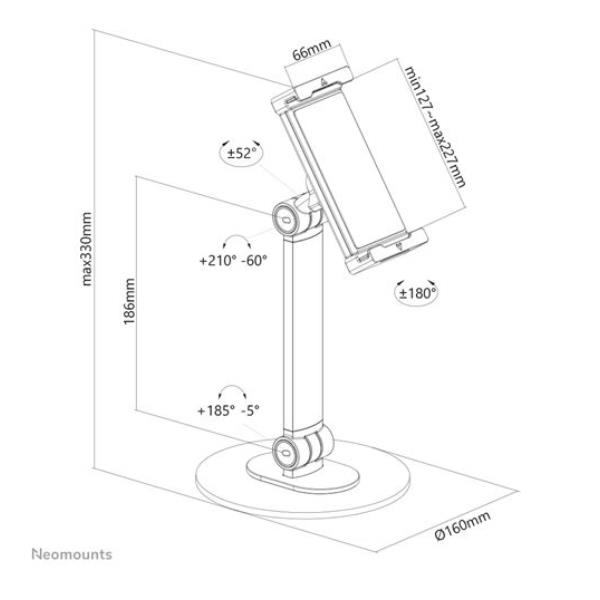 Supporto Tablet Ds15-540 Bianco - immagine 5
