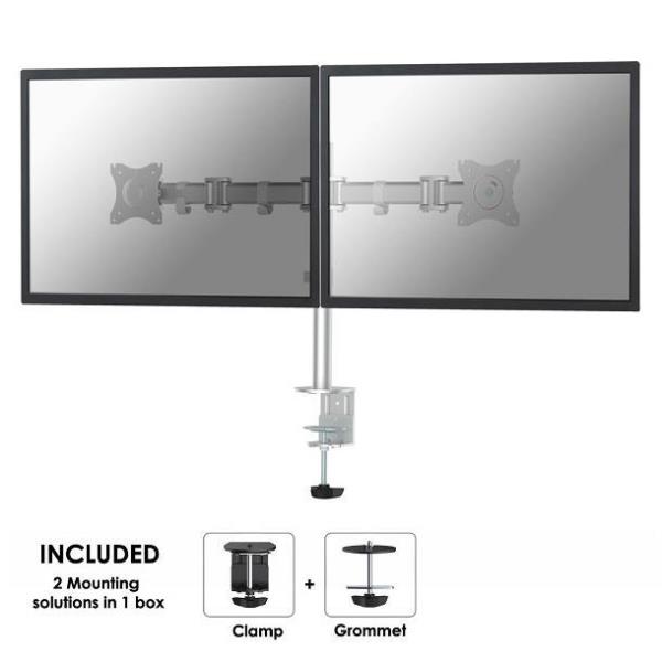 Supporto Scrivania D135 Argento 2X1 - immagine 2