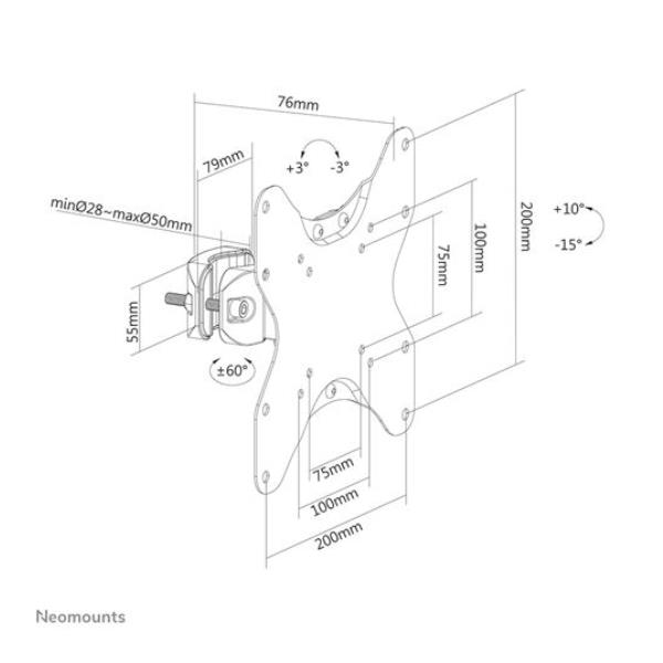 Supporto Da Palo Fl40-430Bl12 - immagine 6