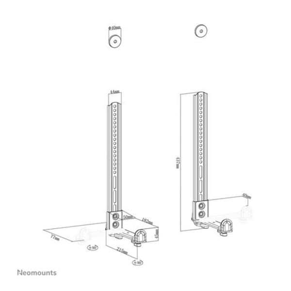 Supporto Soundbar Awl29-650Bl1 - immagine 4