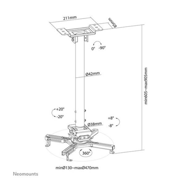 Vp Staffa 60-90 35Kg Nera - immagine 6