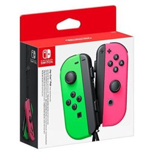 Coppia Di Joycon Verde N E Rosa N