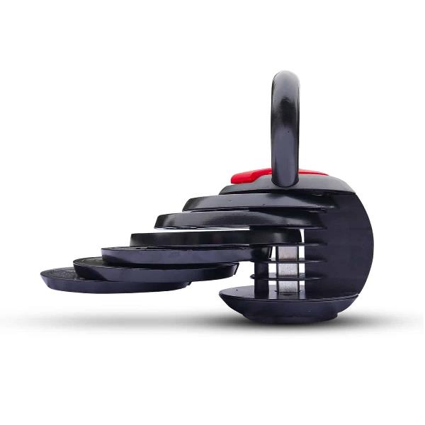 Kettlebell Adjustable 2-18Kg Rosso - immagine 2