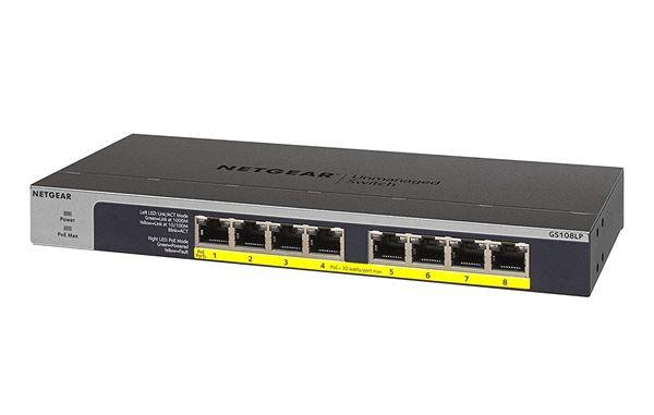 8Pt PoE/PoE+Gigabit Unmanaged Swch - immagine 4