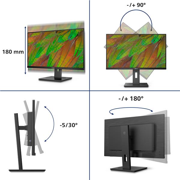 31,5 Monitor Va 3840X2160 Reg Alt - immagine 3