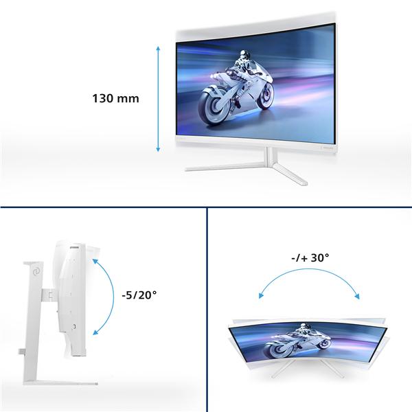 31,5 Monitor Va Reg Alt 180Hz - immagine 2