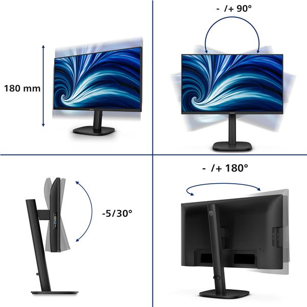 Monitor 24 16:10 100Hz Reg Alt - immagine 8