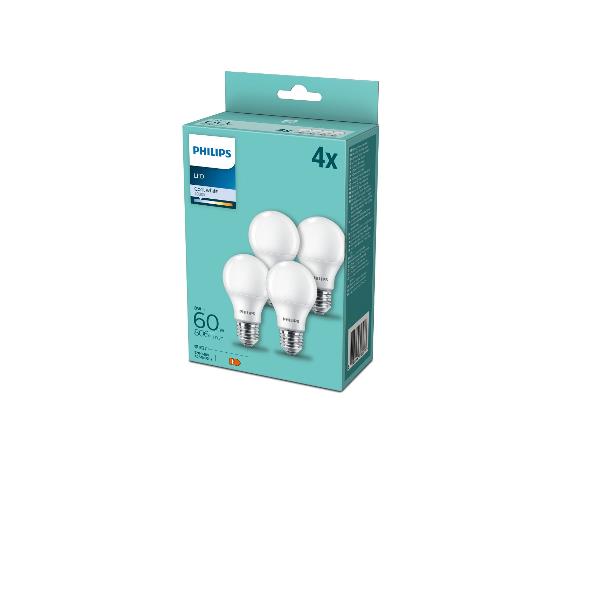 Dis LED Goccia 60W E27 4000K Non Di - immagine 2