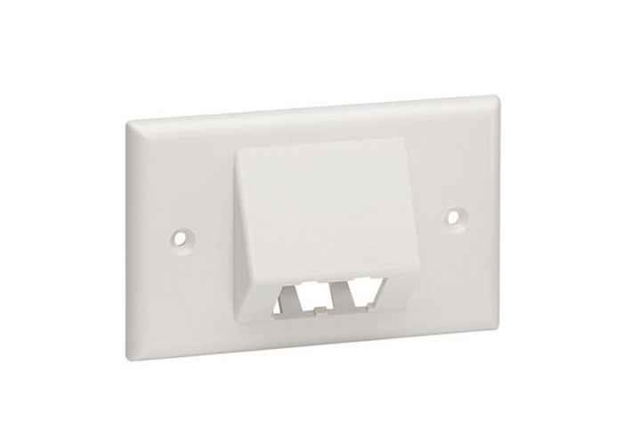 Placca Per 4 Minicom Bianca - immagine 2