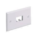 Placca Per 2 Minicom Bianca - immagine 2