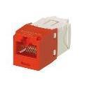 Presa Minicom Rj45U Cat.6 Rosso