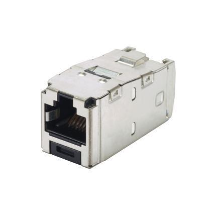 Presa Minicom Rj45S Cat.6A Nero