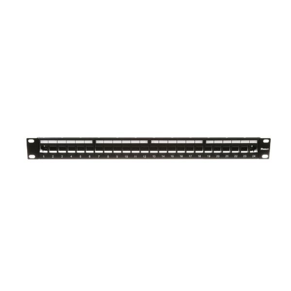 Pann.1U Per 24 Rj45S Keystone Nero - immagine 2